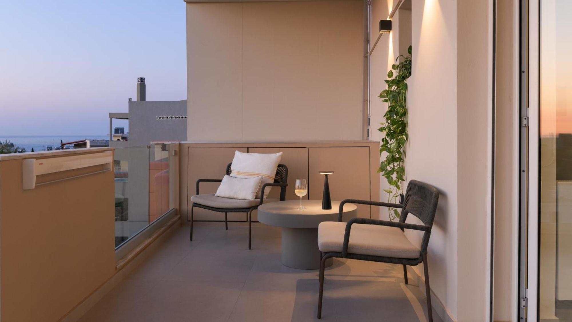 Апартаменты Ikia Mia Sea View Ретимно Экстерьер фото